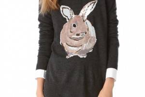 Markus Lupfer Hare Sequin Sweater