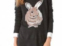 Markus Lupfer Hare Sequin Sweater