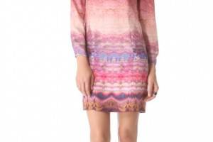 Matthew Williamson Long Sleeve Shift Dress