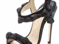 Max Kibardin Gemma Flower Suede Sandals