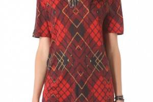 McQ - Alexander McQueen Boyfriend Tartan Tee