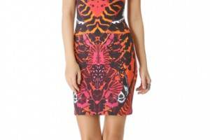 McQ - Alexander McQueen Interlock Cap Sleeve Dress