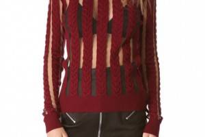 McQ - Alexander McQueen Sheer Panel Sweater