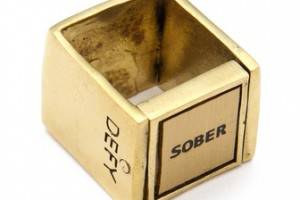 Monserat De Lucca Drunk Sober Ring