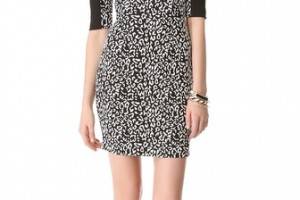 Nicholas Leopard Ponte Dress