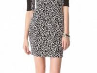 Nicholas Leopard Ponte Dress