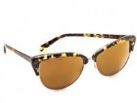 Oliver Peoples Eyewear Alisha Mirrored Polarized Sunglasses