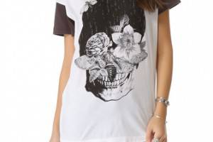 One Teaspoon Skull Flowers Gypsy Tee