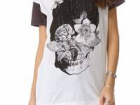 One Teaspoon Skull Flowers Gypsy Tee