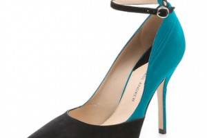 Paul Andrew Bouchra Suede Pumps