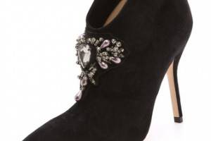 Paul Andrew Empress Embroidered Booties