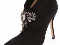 Paul Andrew Empress Embroidered Booties