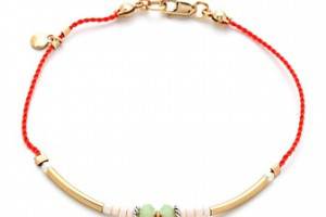 Petite Grand Cord Tube and Bead Bracelet