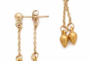 Petite Grand Double Drop Pear Earrings