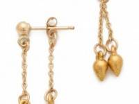 Petite Grand Double Drop Pear Earrings