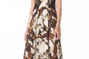 PHILOSOPHY Butterfly Print Gown