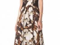 PHILOSOPHY Butterfly Print Gown