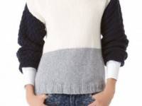 Pierre Balmain Colorblock Sweater