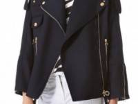 Pierre Balmain Oversized Biker Jacket