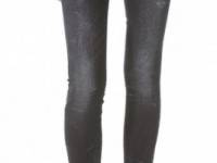R13 Black Marble Skinny Jeans