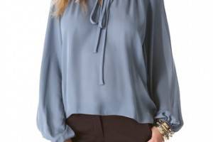 Ramy Brook Paris V Neck Blouse