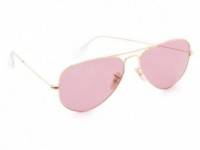 Ray-Ban Polarized Crystal Aviator Sunglasses