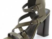 Rebecca Minkoff Pip Wood Heel Sandals