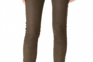 Rebecca Taylor Leather Moto Pants