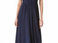 Rebecca Taylor Pleated Maxi Dress