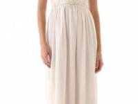 Rebecca Taylor Sweet Rose Strapless Gown