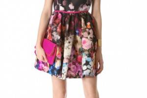 RED Valentino Hazy Garden Sleeveless Dress