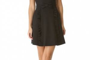 RED Valentino Ponte Dress with Lace
