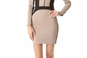 Robert Rodriguez Framed Neoprene Dress