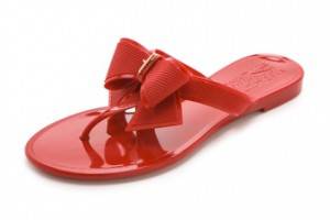 Salvatore Ferragamo Bali Jelly Thong Sandals