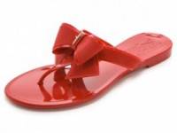 Salvatore Ferragamo Bali Jelly Thong Sandals