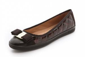 Salvatore Ferragamo Rufina Quilted Flats