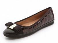 Salvatore Ferragamo Rufina Quilted Flats