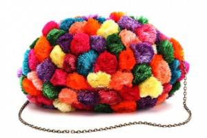 Santi Pom Pom Clutch