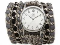 Sara Designs Woven Fancy Chain Wrap Watch