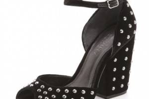 Schutz Chunky Heel Sandals