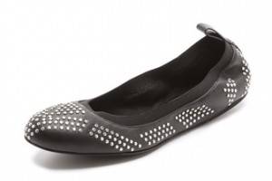 See by Chloe Studded Elastic Ballet Flats