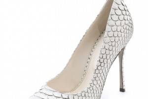 Sergio Rossi Painted Python Pumps