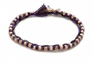 Shashi Silk Nugget Clasp Bracelet