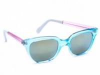 Sheriff&amp;Cherry Colorblock Mirrored Sunglasses