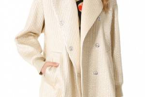 Sonia by Sonia Rykiel Metallic Coat