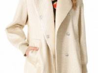 Sonia by Sonia Rykiel Metallic Coat