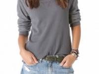 Splendid Thermal Crew Neck Top