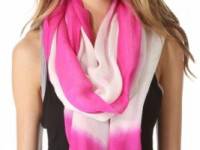 Spun Scarves by Subtle Luxury Neon Border Scarf