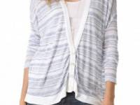 Stateside Striped Slub Cardigan