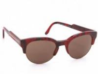 Stella McCartney Oversized Round Rimless Sunglasses